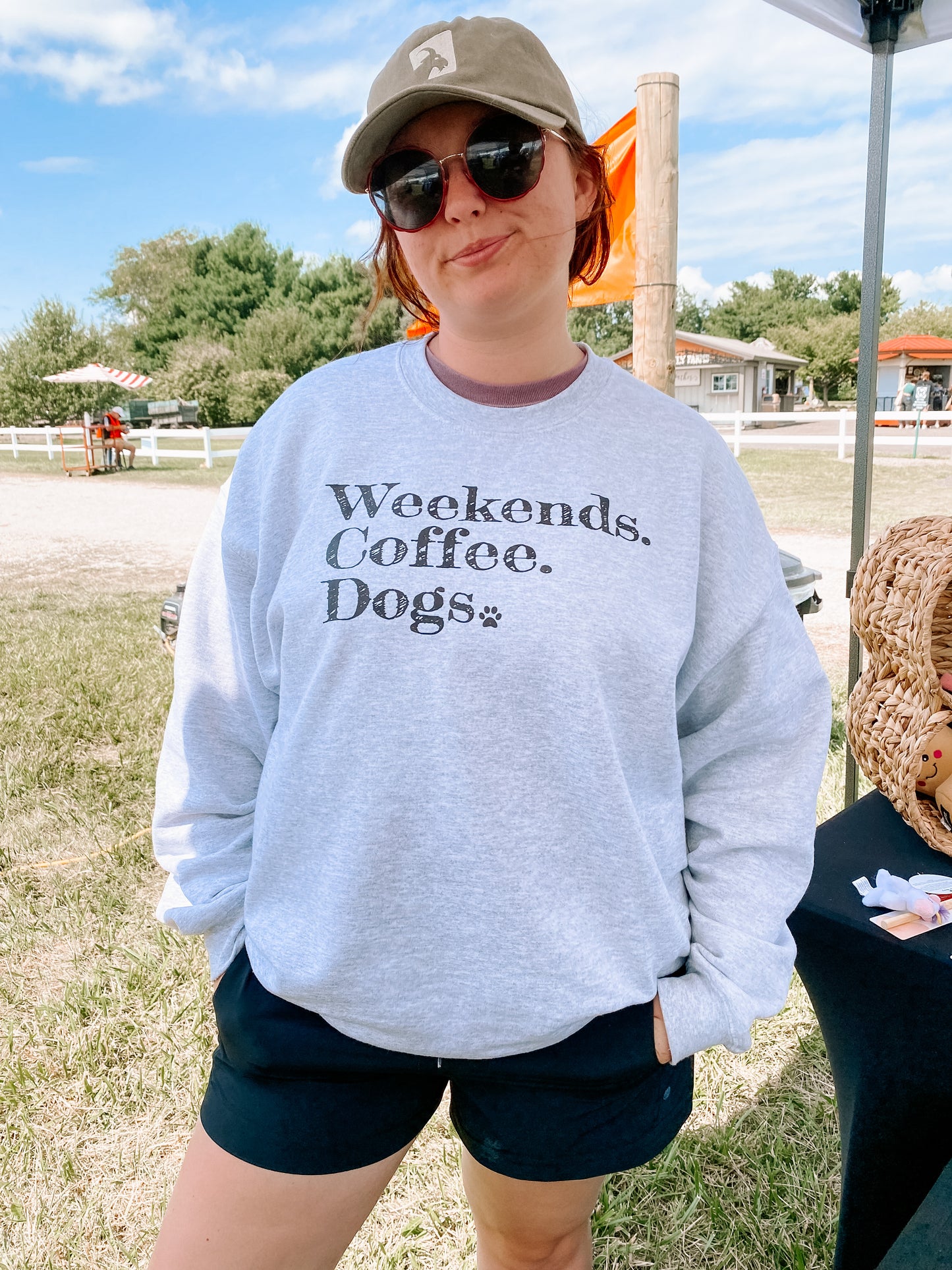 "Weekends. Coffee. Dogs" Sweatshirt