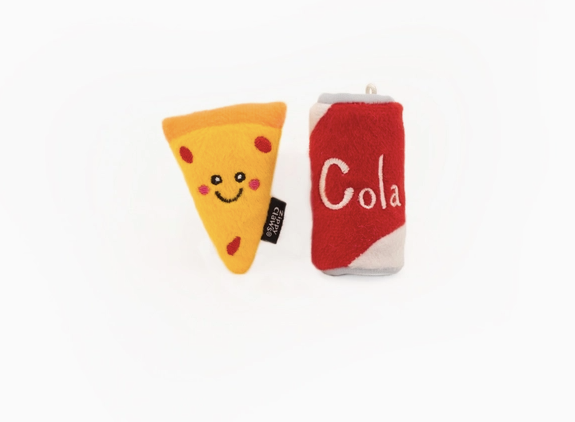 Nomnomz® - Pizza and Cola - Cat Toy
