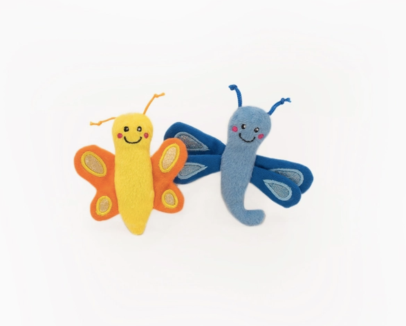 Butterfly and Dragonfly - Cat Toy
