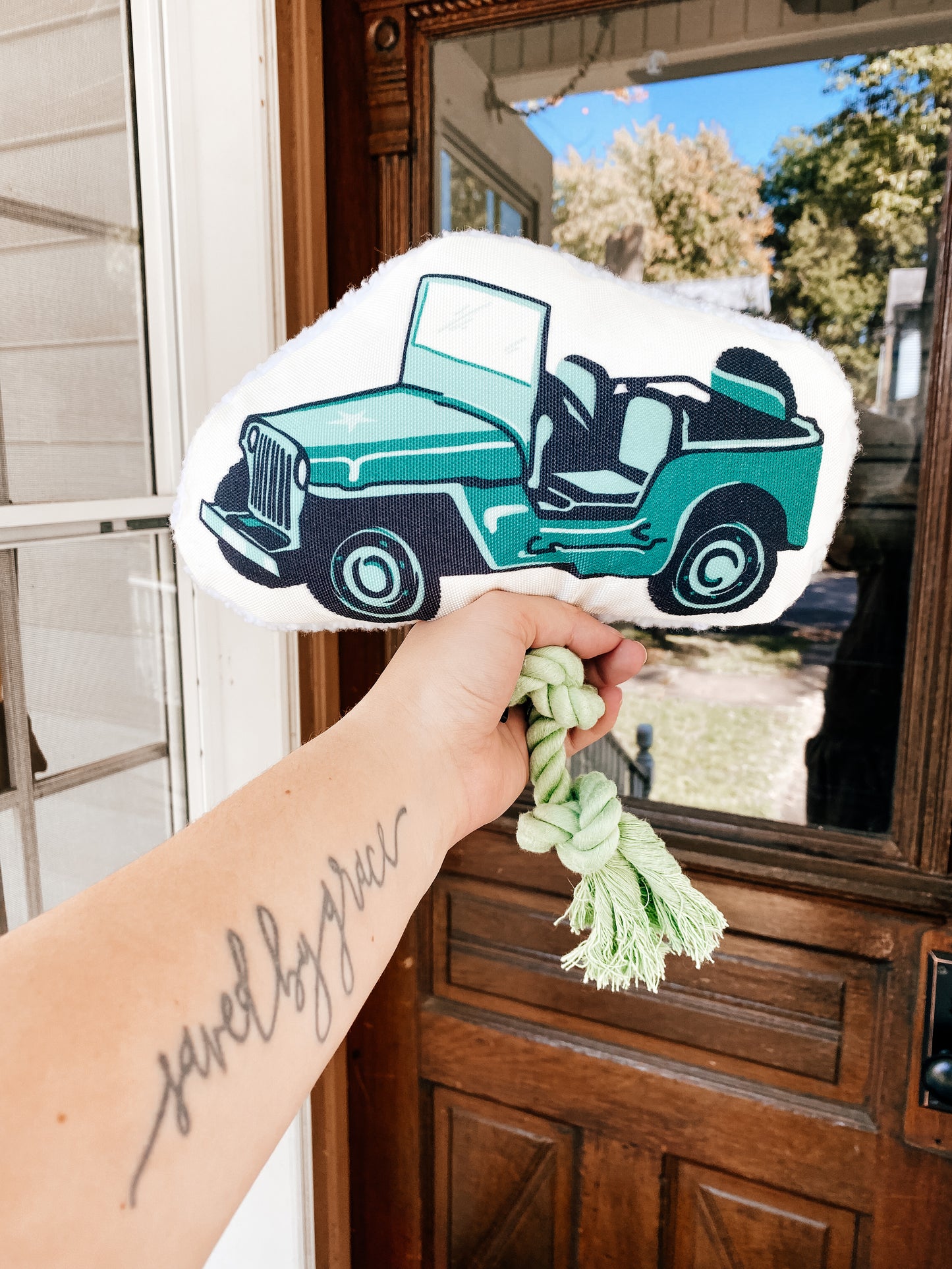 "Military Jeep" Plush Toy