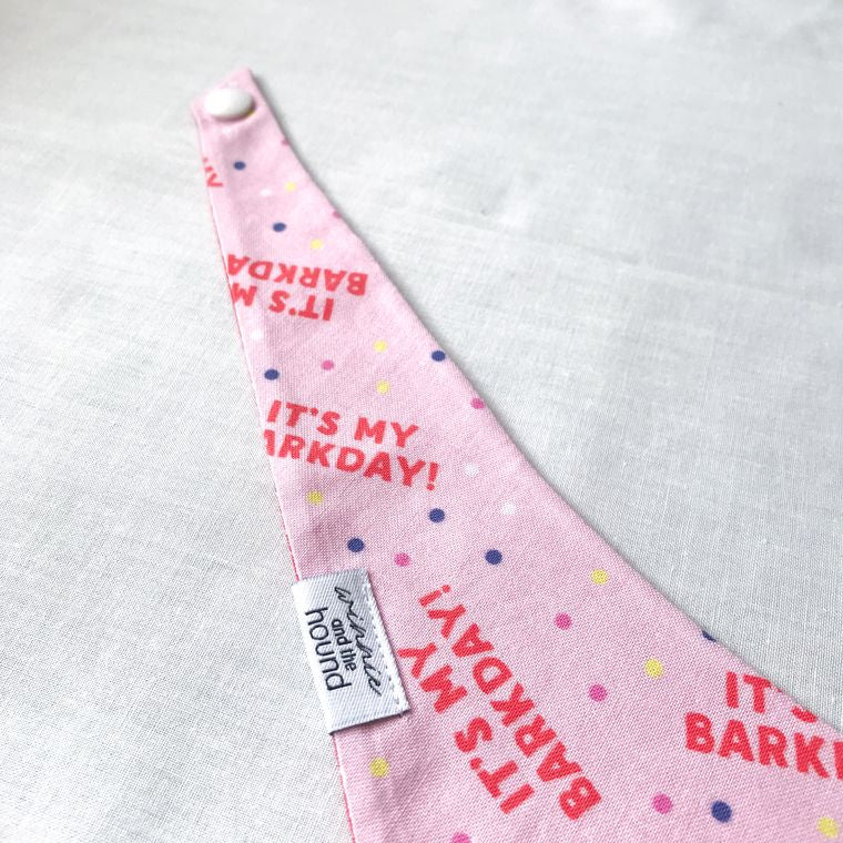 "It's My Bark Day" Reversible Bandana